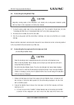 Preview for 47 page of Ulvac CRYO-U Series Instruction Manual