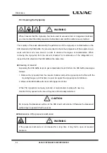 Preview for 72 page of Ulvac CRYO-U Series Instruction Manual