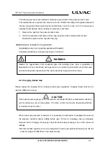 Preview for 73 page of Ulvac CRYO-U Series Instruction Manual