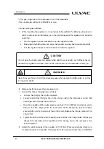 Preview for 74 page of Ulvac CRYO-U Series Instruction Manual