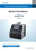 Ulvac Desktop YTP Instruction Manual preview