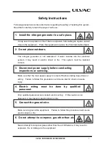 Предварительный просмотр 7 страницы Ulvac GN-30i Instruction Manual