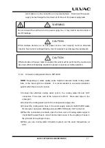 Preview for 27 page of Ulvac MP-300K Instruction Manual