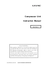 Ulvac SA115-C Instruction Manual preview