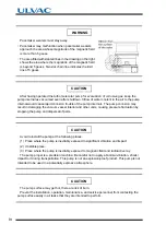 Preview for 6 page of Ulvac UTM1600 Series Instruction Manual