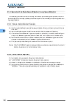 Preview for 66 page of Ulvac UTM1600 Series Instruction Manual