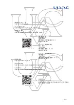 Preview for 68 page of Ulvac VD151 Instruction Manual