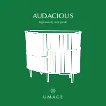 UMAGE AUDACIOUS highboard User Manual preview