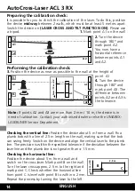 Preview for 8 page of Umarex LaserLiner AutoCross-Laser ACL 3 RX Operating Instructions Manual