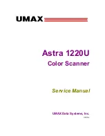 Preview for 1 page of UMAX Data Systems Astra 1220U Service Manual