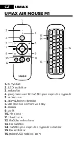 Preview for 14 page of UMAX Technologies Air Mouse M1 User Manual