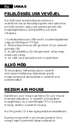 Предварительный просмотр 46 страницы UMAX Technologies Air Mouse M1 User Manual