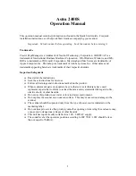 Preview for 1 page of UMAX Technologies Astra 2400S Operation Manual