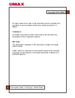 Preview for 2 page of UMAX Technologies Astra 4700 User Manual