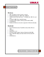 Preview for 3 page of UMAX Technologies Astra 4700 User Manual