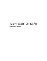 UMAX Technologies Astra 6400 Owner'S Manual preview