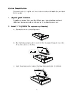 Предварительный просмотр 4 страницы UMAX Technologies MIRAGE IISE Operation Manual