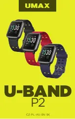 UMAX Technologies U-BAND P2 Manual предпросмотр