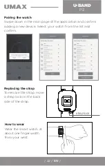 Предварительный просмотр 22 страницы UMAX Technologies U-BAND P2 Manual