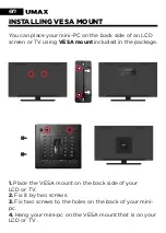 Preview for 8 page of UMAX Technologies U-Box J41 Pro User Manual