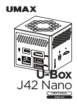 Предварительный просмотр 3 страницы UMAX Technologies U-Box J42 Nano Manual