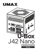 Предварительный просмотр 9 страницы UMAX Technologies U-Box J42 Nano Manual