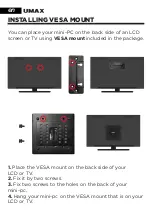 Preview for 8 page of UMAX Technologies U-Box J51 Pro User Manual