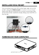 Preview for 5 page of UMAX Technologies U-Box N41 Manual