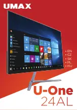 Предварительный просмотр 1 страницы UMAX Technologies U-One 24AL Quick Start Manual