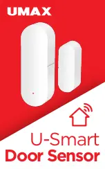 UMAX Technologies U-Smart Door Sensor User Manual preview