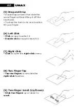 Preview for 8 page of UMAX Technologies UMM230121 User Manual