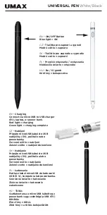 Предварительный просмотр 2 страницы UMAX Technologies UNIVERSAL PEN Quick Start Manual