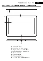 Предварительный просмотр 5 страницы UMAX Technologies visionbook 10Wa Tab User Manual