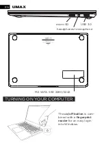 Preview for 4 page of UMAX Technologies visionbook 13Wg Pro Touch Manual