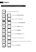 Preview for 10 page of UMAX Technologies visionbook 13Wg Pro Touch Manual