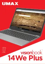 UMAX Technologies visionbook 14We Plus Manual preview