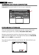 Preview for 6 page of UMAX Technologies visionbook 14Wr Plus User Manual