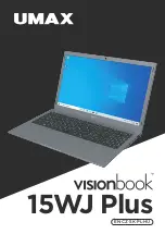 UMAX Technologies visionbook 15WJ Plus User Manual preview