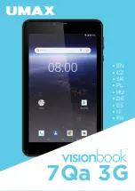 UMAX Technologies VisionBook 7Qa 3G Quick Manual preview