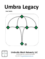 Umbrella Mesh Network Umbra Legacy User Manual preview