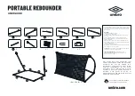 umbro PORTABLE REBOUNDER User Manual preview