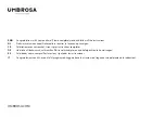 Preview for 2 page of Umbrosa BASIC Quick Start Manual