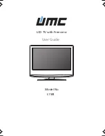 Preview for 1 page of UMC L15/8 User Manual