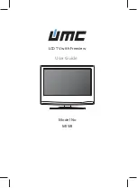 UMC M15 User Manual preview