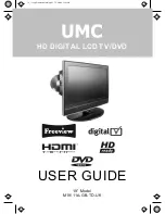 Preview for 1 page of UMC M19/11A-GB-TD-UK User Manual