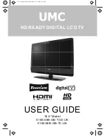 Preview for 1 page of UMC X185/38B-GB-TCD-UK User Manual