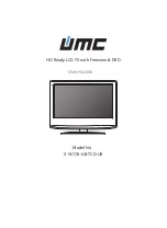 Предварительный просмотр 1 страницы UMC X19 User Manual