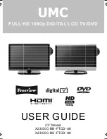 Preview for 1 page of UMC X23/50C-BB-FTCD-UK User Manual