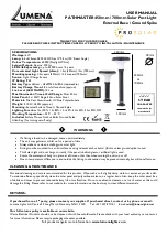 Предварительный просмотр 1 страницы UMENA PROSOLAR PATHMASTER User Manual