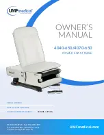 UMF Medical 4040-650 Owner'S Manual preview